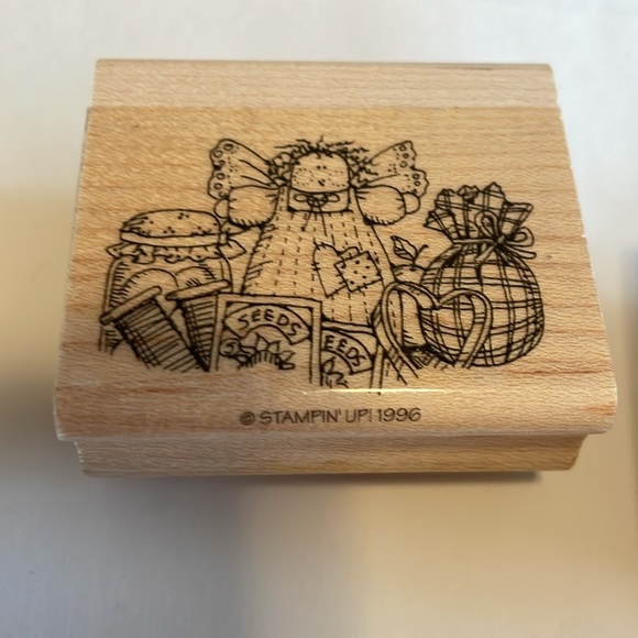 Seeds Rubber Stamps, Sewing Stamps, With the Smallest of Seed of Faith stamp - Picture 2 of 5